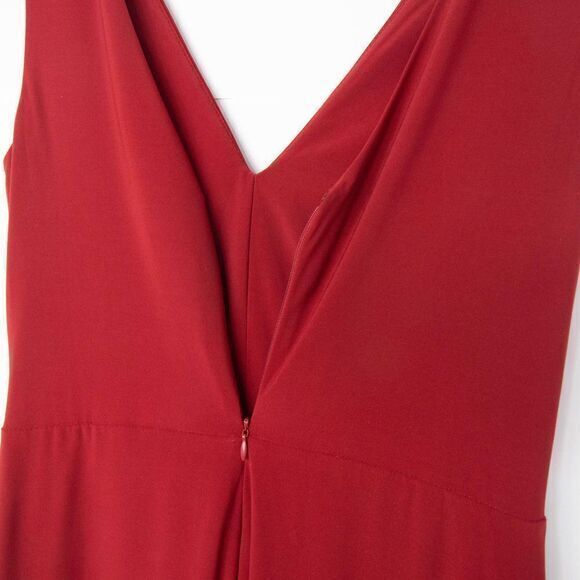 NWOT Lauren Ralph Lauren matte jersey jewel feature dress,‎ Ruby red, Size 10 - Picture 13 of 13